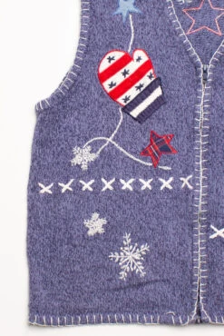 Blue Ugly Christmas Vest 58679