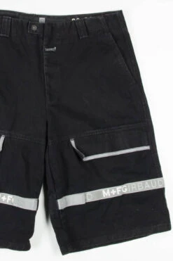 Men's Black Velcro Detail Cargo Shorts 267 (sz. 38)