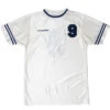 Navy Stripe #9 Diadora Soccer Jersey