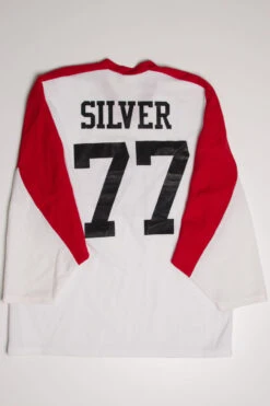 Home Stitched Hog Patch #77 Hockey Jersey