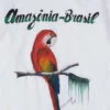 Amazonia-Brasil Painted Parrot Souvenir T-Shirt