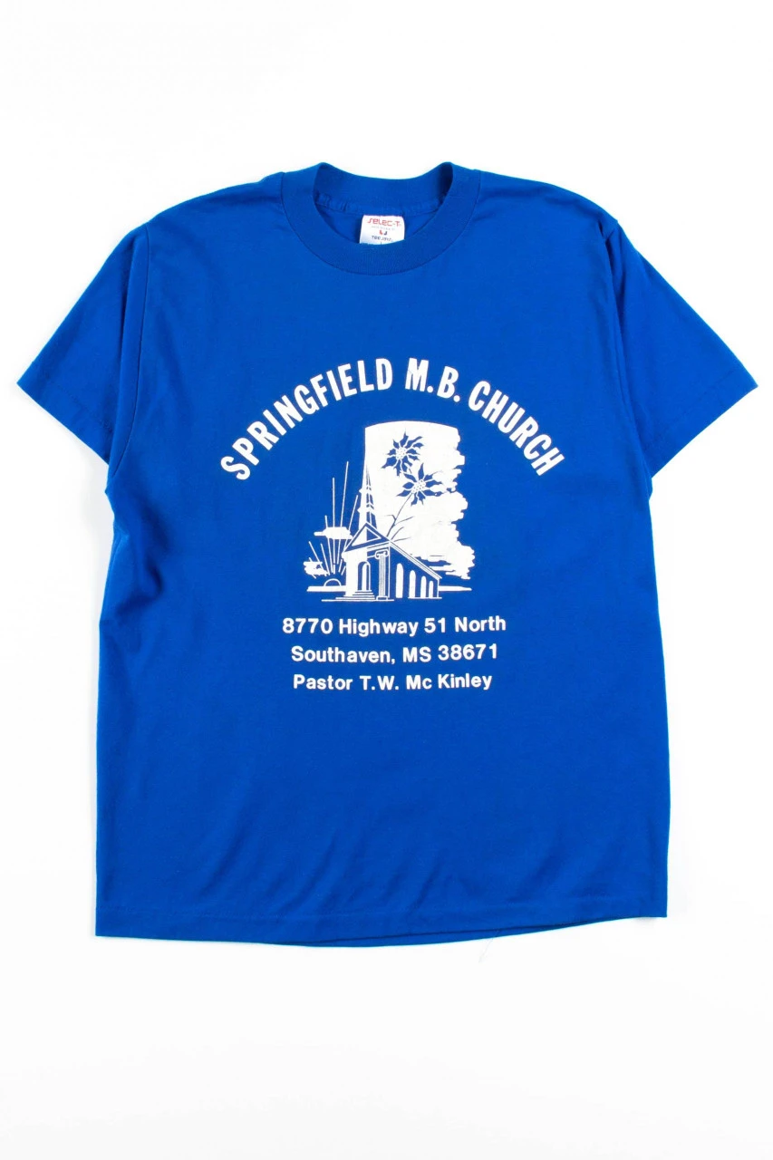 Springfield M.B. Church T-Shirt 2 Springfield M.B. Church T-Shirt - Image 2