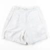 Vintage Textured Cotton High Rise Short