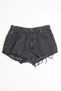 Black Vintage Denim Cutoff Shorts -US Vintage Clothing Sales vintage shorts 1094 1 scaled 19590.1666807602