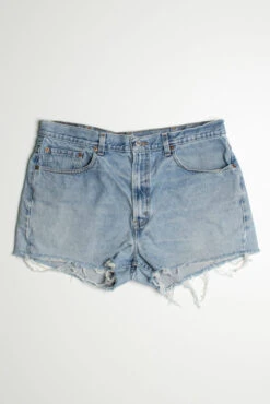 Vintage Levi's Blue Denim Shorts 1 -US Vintage Clothing Sales vintage shorts 1106 1 scaled 88491.1666809195