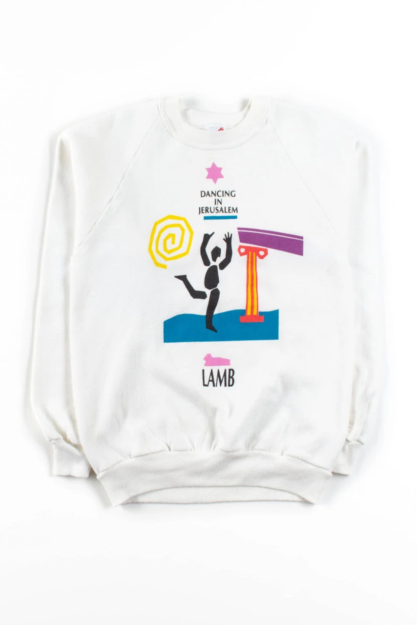 Dancing In Jerusalem Vintage Sweatshirt 2 Dancing In Jerusalem Vintage Sweatshirt - Image 2