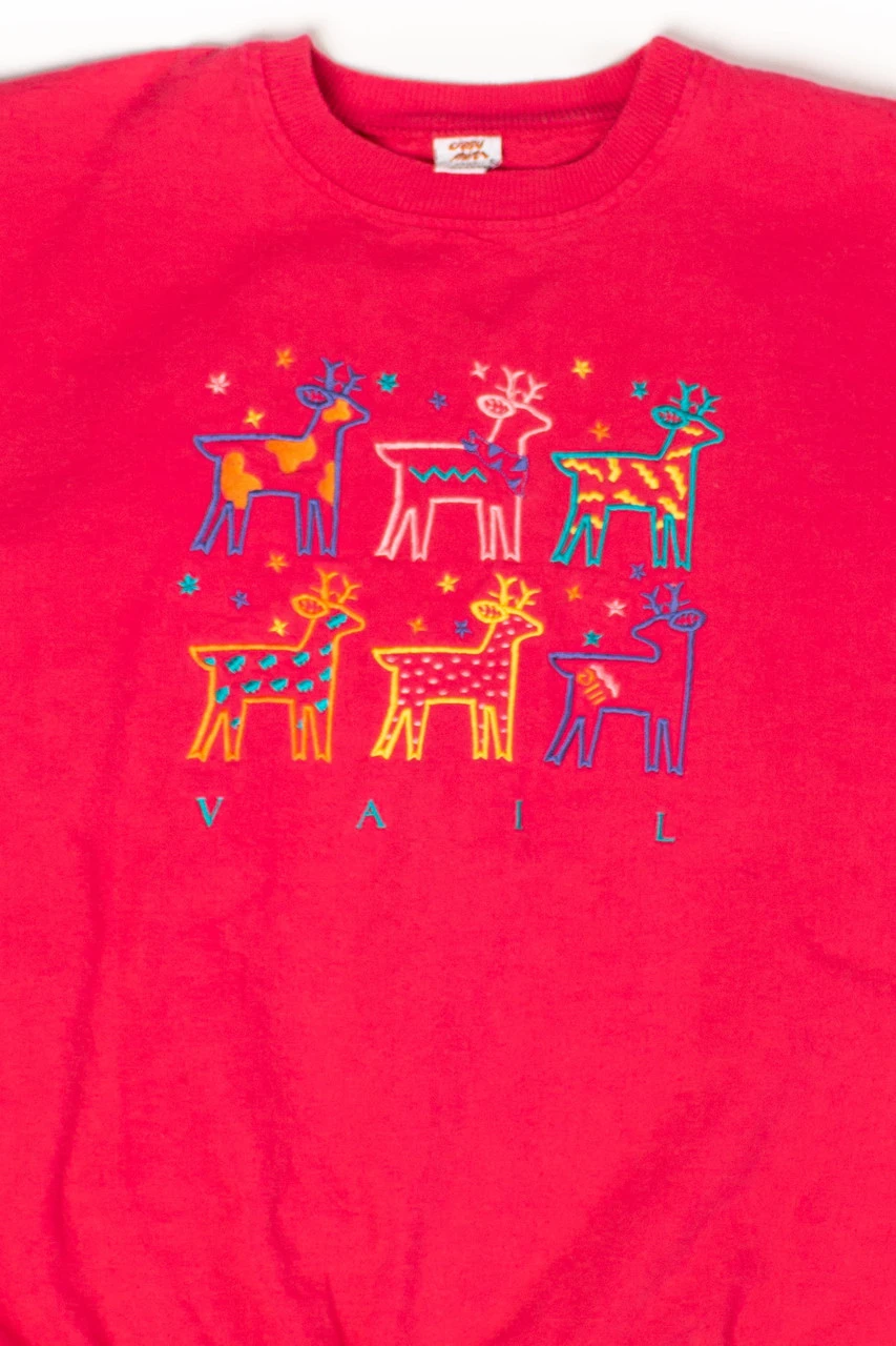 Vintage Vail Deer Sweatshirt (1990s) 1 Vintage Vail Deer Sweatshirt (1990s)