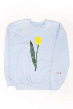 Lorien Stern Yellow Tulip Sweatshirt -US Vintage Clothing Sales vintage sweatshirts 7684 1 scaled 57595.1666806431