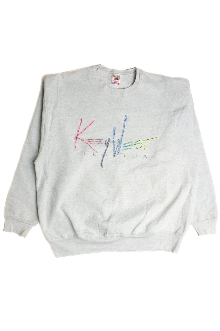 Vintage Key West Sweatshirt (1980s) 8647 1 Vintage Key West Sweatshirt (1980s) 8647