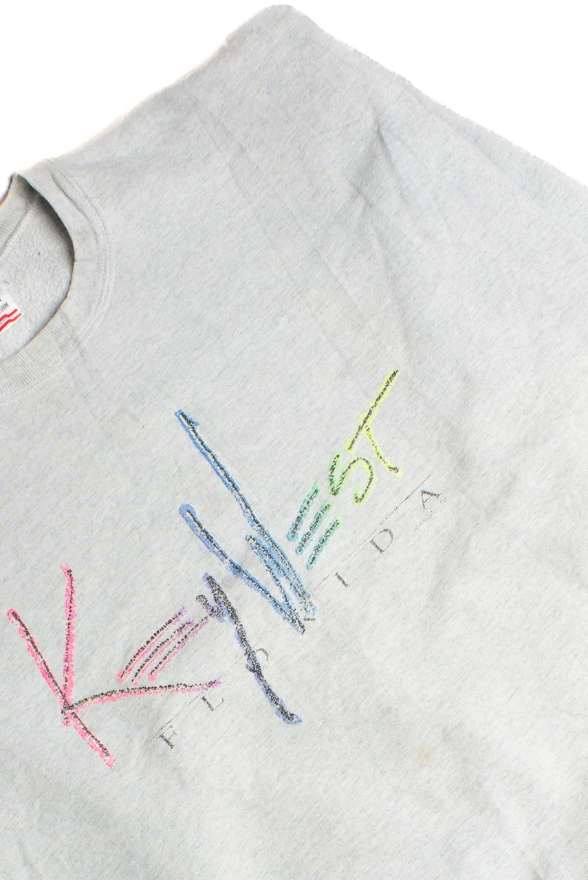 Vintage Key West Sweatshirt (1980s) 8647 2 Vintage Key West Sweatshirt (1980s) 8647 - Image 2