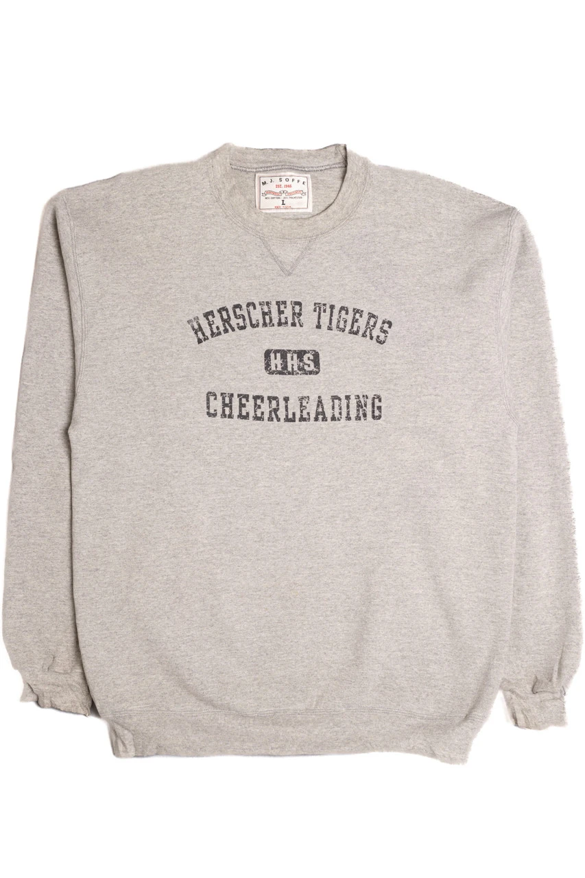 Herscher Tigers Cheerleading Sweatshirt 9173 1 Herscher Tigers Cheerleading Sweatshirt 9173