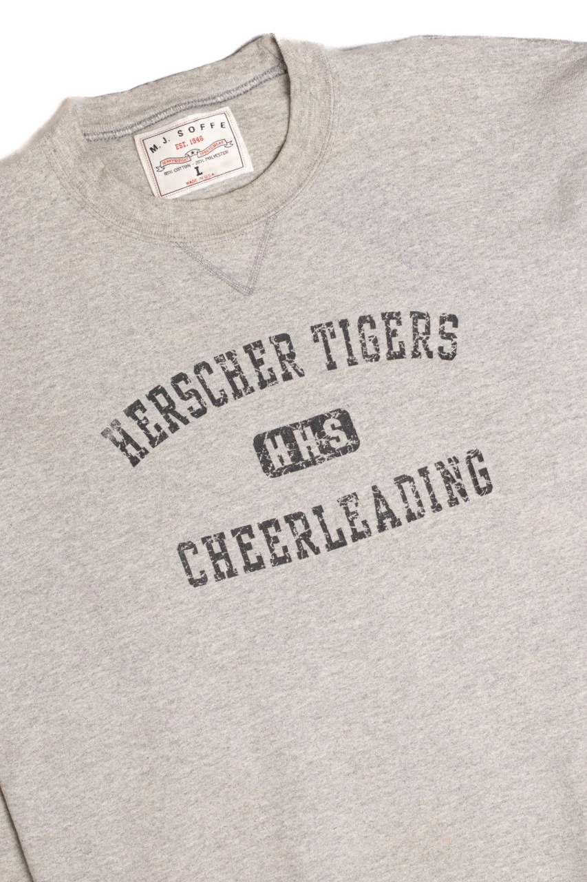 Herscher Tigers Cheerleading Sweatshirt 9173 2 Herscher Tigers Cheerleading Sweatshirt 9173 - Image 2