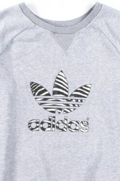 Adidas Zebra Logo Sweatshirt Dress