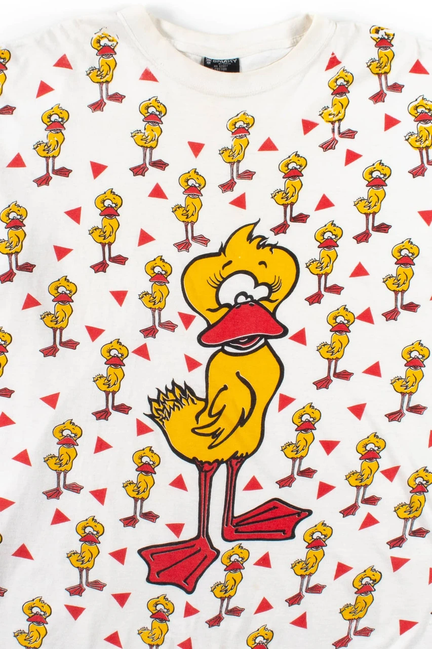 Vintage Confetti Ducks T-Shirt 2 Vintage Confetti Ducks T-Shirt - Image 2
