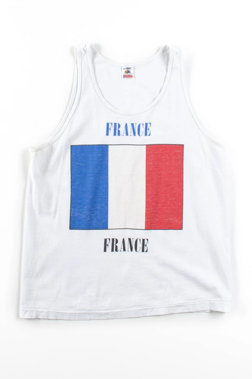 Vintage France France Tank 2 Vintage France France Tank - Image 2