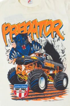 Vintage 1994 "Predator" US Hot Rod Association Monster Truck T-Shirt -US Vintage Clothing Sales vintage t shirts 9374 3 71917.1692032964