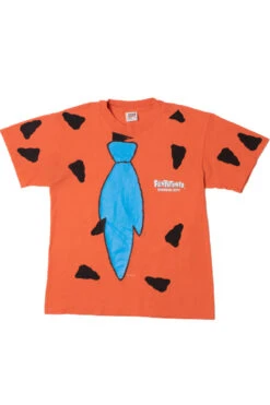 Vintage 1994 Flintstones Fred All Over Print Costume T-Shirt