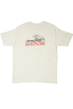 Vintage "Let Champion Protect Your Turf!" Front/Back Print T-Shirt