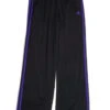 Vintage Black And Purple Adidas Track Pants 1241