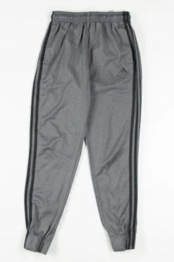 Grey Adidas Striped Joggers (sz. M)