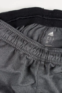 Grey Adidas Striped Joggers (sz. M) -US Vintage Clothing Sales vintage track pants 325 4 60975.1666807359