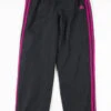 Fuchsia Three Stripe Adidas Track Pants (sz. S)