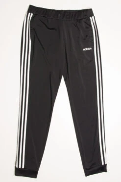 Black 3 Striped Adidas Joggers (sz. M)
