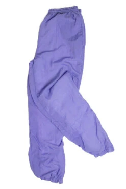Periwinkle Reebok Nylon Jogger Track Pants
