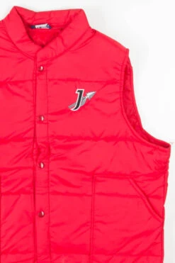 Red "J" Embroidered Padded Vest