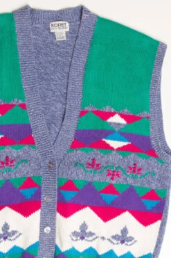 Vintage Triangle Sweater Vest 284