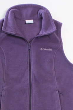 Purple Columbia Fleece Vest