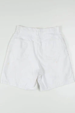 WHite High Waisted Lee Denim Shorts (sz. 12 L) -US Vintage Clothing Sales womens denim shorts back 199 59493.1666808586