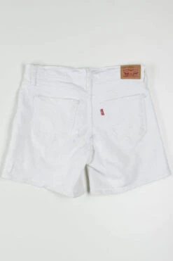 White Levi's Denim Shorts (sz. 29) -US Vintage Clothing Sales womens denim shorts back 214 80378.1666807442