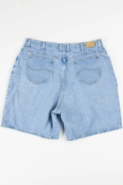 Women's Vintage Lee Denim Shorts 297 (sz. 22W) -US Vintage Clothing Sales womens denim shorts back 297 13104.1666808909