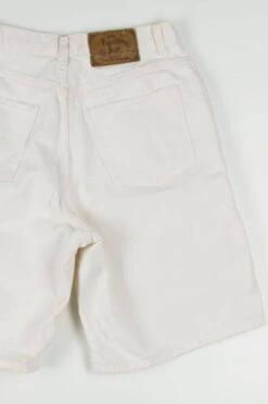 Women's Vintage Cream Denim Shorts 304 (sz. 12)
