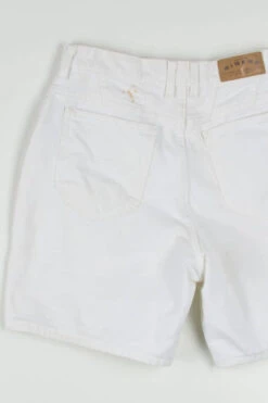 Women's Vintage Cream Denim Shorts 327 (sz. 12)