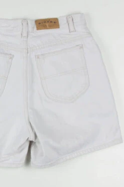 Women's Vintage Cream Riders Denim Shorts 343 (sz. 12 Med)